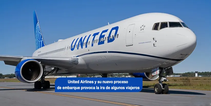 United Airlines y su nuevo procedimiento de embarque provoca la ira de algunos pasajeros