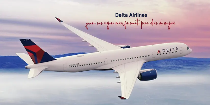 Delta Airlines desea sus viajero más frecuente para ideas de mejora