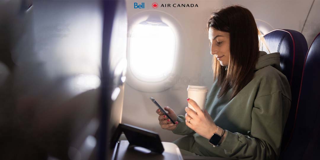 Bell y Air Canada facilitan mantenerse conectado