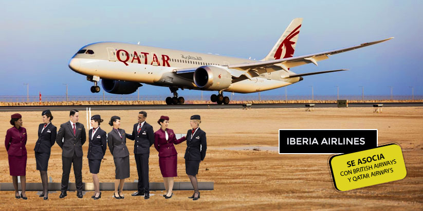 British Airways, Qatar Airways e Iberia colaboran