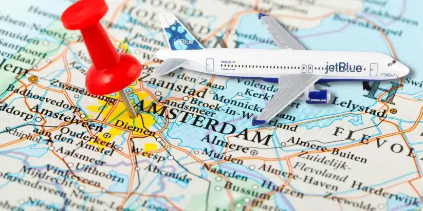 JetBlue ha lanzado nuevos vuelos a Ámsterdam
