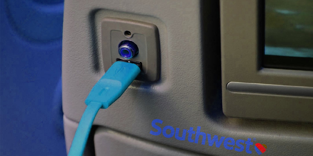Southwest Airlines agregando USB outlets a los asientos de vuelo