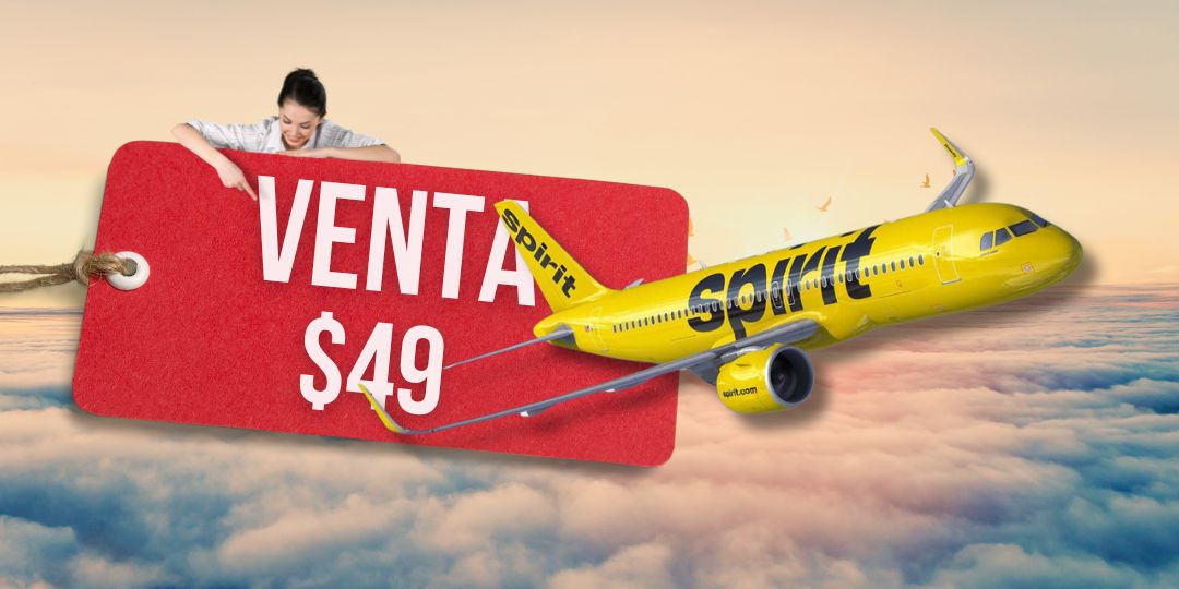 Spirit’s $49 la venta tienen los vuelos a Florida, California, y más - solo por un día