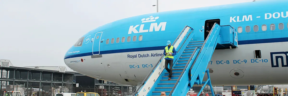 Cambio de vuelo de KLM